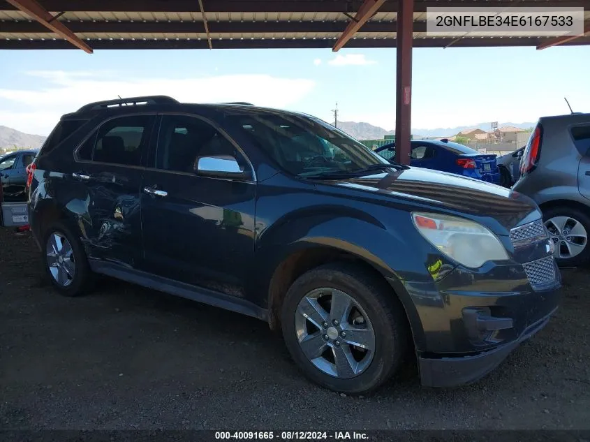 2GNFLBE34E6167533 2014 Chevrolet Equinox 1Lt