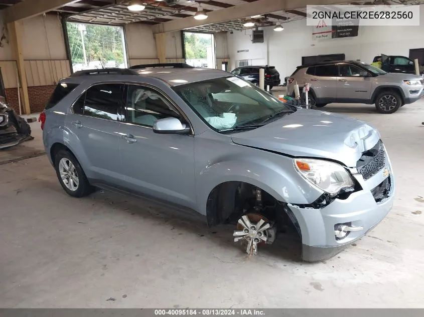 2014 Chevrolet Equinox 2Lt VIN: 2GNALCEK2E6282560 Lot: 40095184