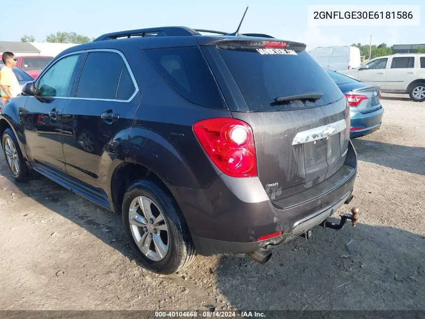 2014 Chevrolet Equinox Lt VIN: 2GNFLGE30E6181586 Lot: 40104668