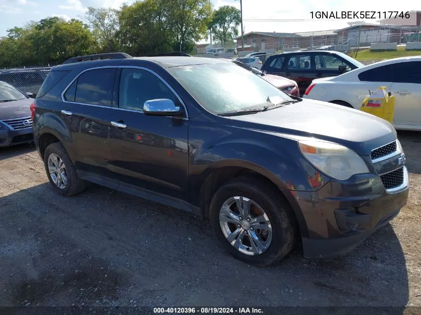 1GNALBEK5EZ117746 2014 Chevrolet Equinox 1Lt