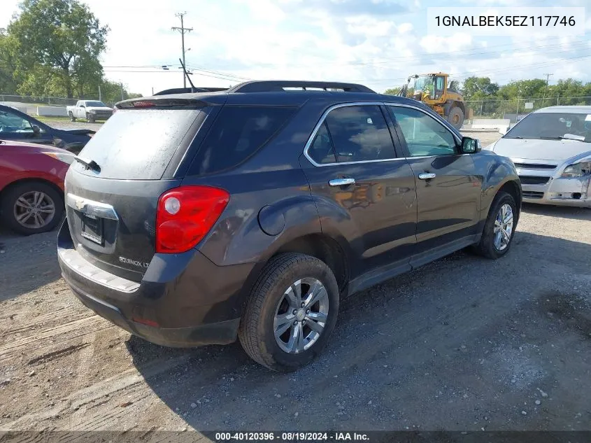 1GNALBEK5EZ117746 2014 Chevrolet Equinox 1Lt