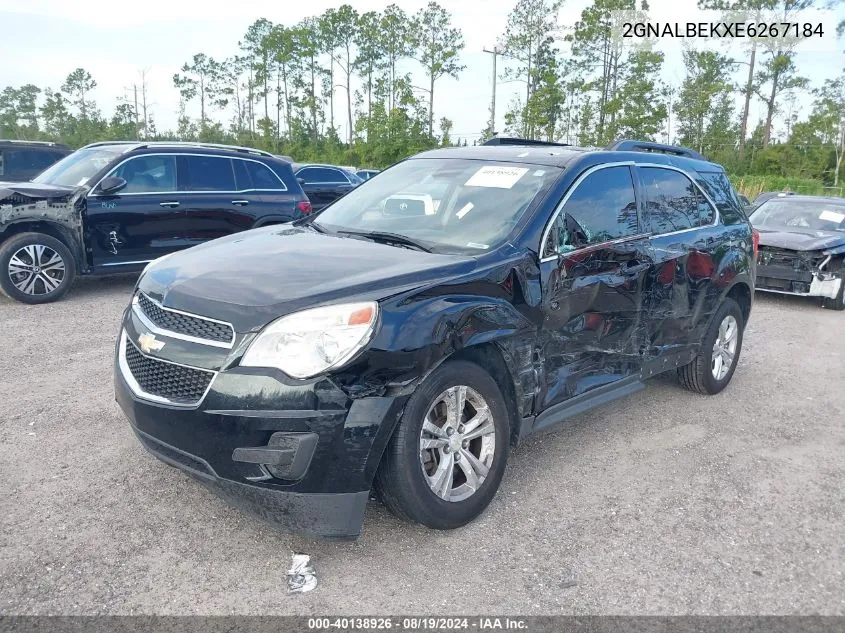 2014 Chevrolet Equinox 1Lt VIN: 2GNALBEKXE6267184 Lot: 40138926