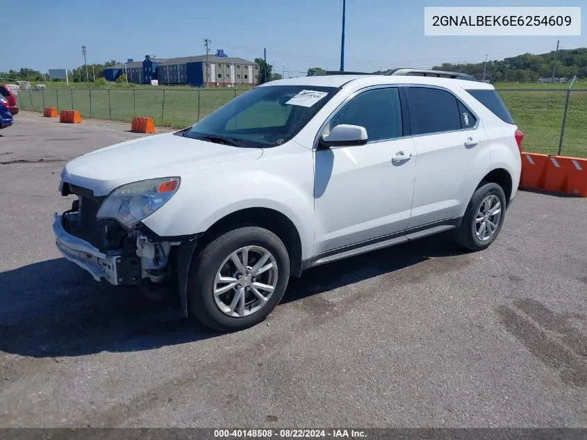 2014 Chevrolet Equinox 1Lt VIN: 2GNALBEK6E6254609 Lot: 40148508