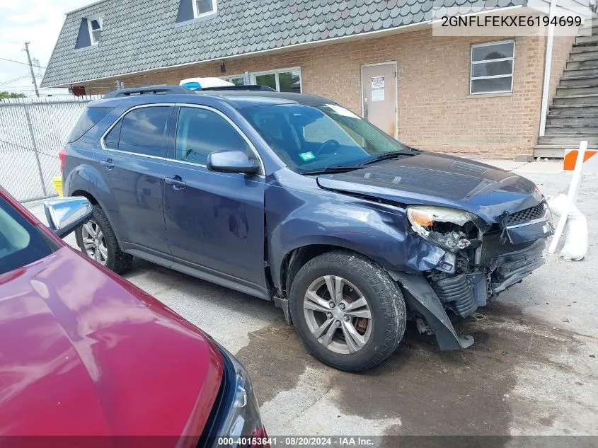 2GNFLFEKXE6194699 2014 Chevrolet Equinox 1Lt