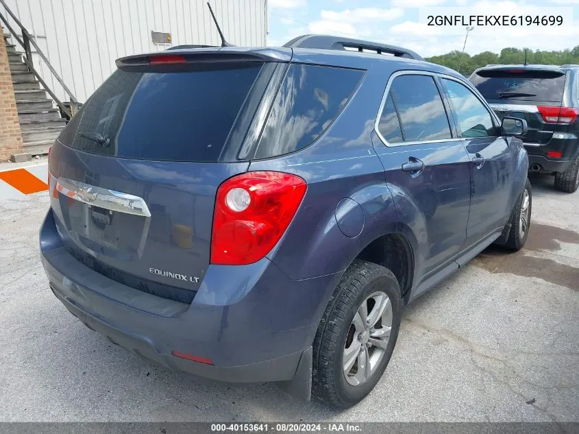 2GNFLFEKXE6194699 2014 Chevrolet Equinox 1Lt