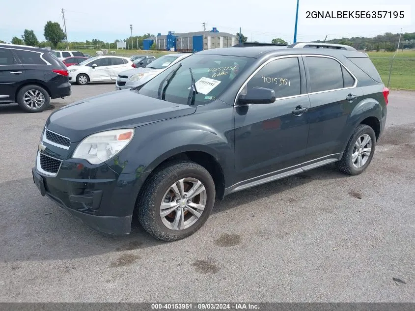 2014 Chevrolet Equinox 1Lt VIN: 2GNALBEK5E6357195 Lot: 40153951