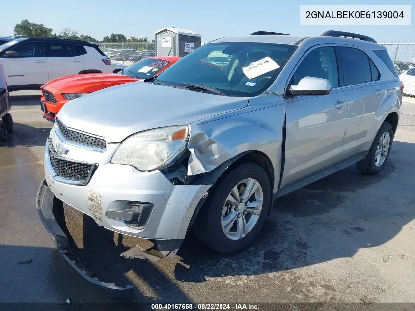 2014 Chevrolet Equinox 1Lt VIN: 2GNALBEK0E6139004 Lot: 40167658