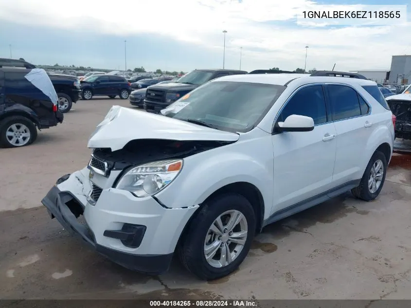 1GNALBEK6EZ118565 2014 Chevrolet Equinox 1Lt