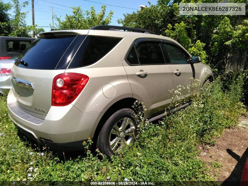 2GNALCEK8E6287326 2014 Chevrolet Equinox 2Lt