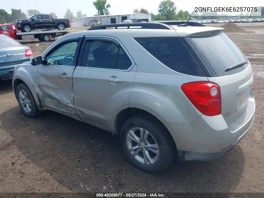 2014 Chevrolet Equinox 2Lt VIN: 2GNFLGEK6E6257075 Lot: 40209077