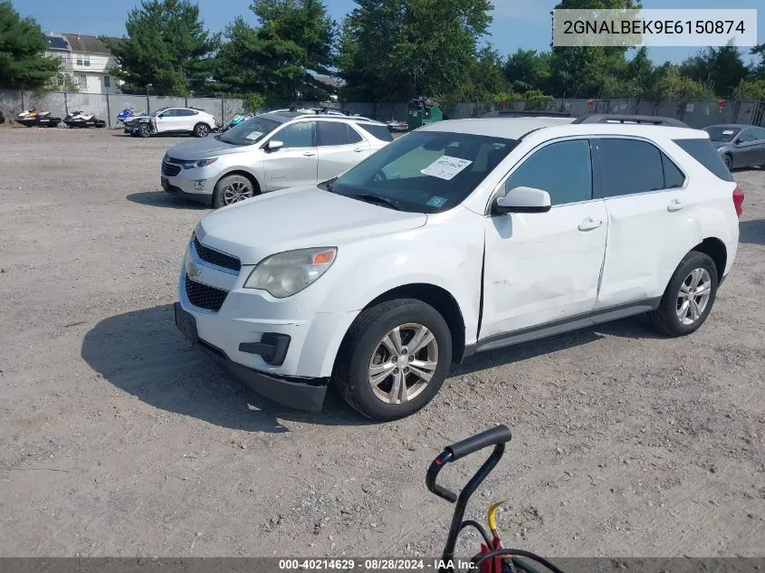 2014 Chevrolet Equinox 1Lt VIN: 2GNALBEK9E6150874 Lot: 40214629