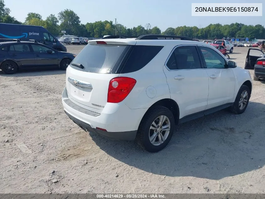 2014 Chevrolet Equinox 1Lt VIN: 2GNALBEK9E6150874 Lot: 40214629