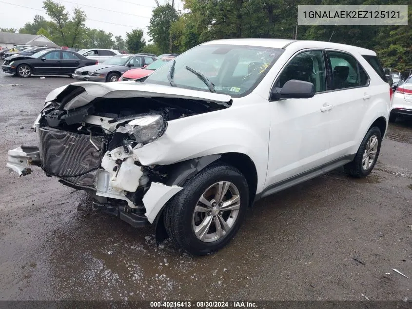 2014 Chevrolet Equinox Ls VIN: 1GNALAEK2EZ125121 Lot: 40216413