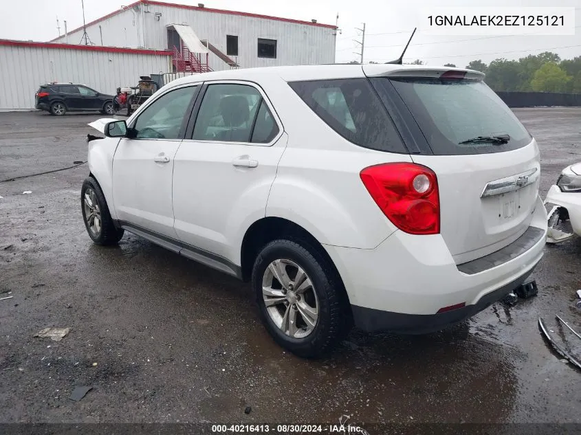 1GNALAEK2EZ125121 2014 Chevrolet Equinox Ls