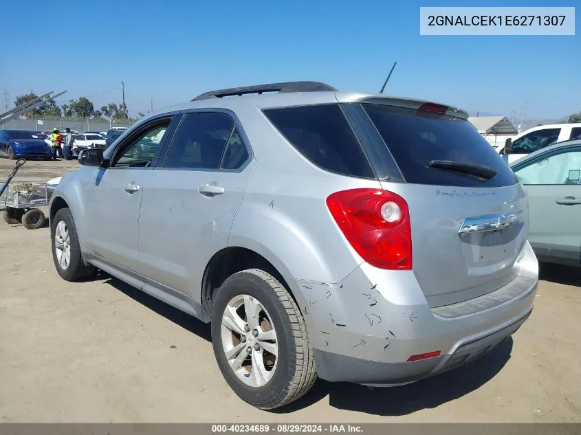 2014 Chevrolet Equinox 2Lt VIN: 2GNALCEK1E6271307 Lot: 40234689