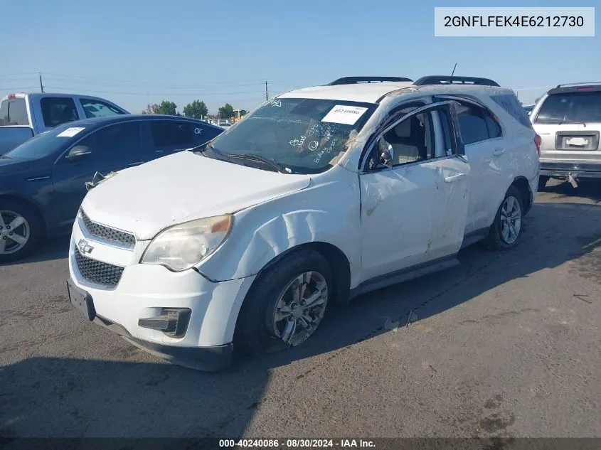 2014 Chevrolet Equinox 1Lt VIN: 2GNFLFEK4E6212730 Lot: 40240086