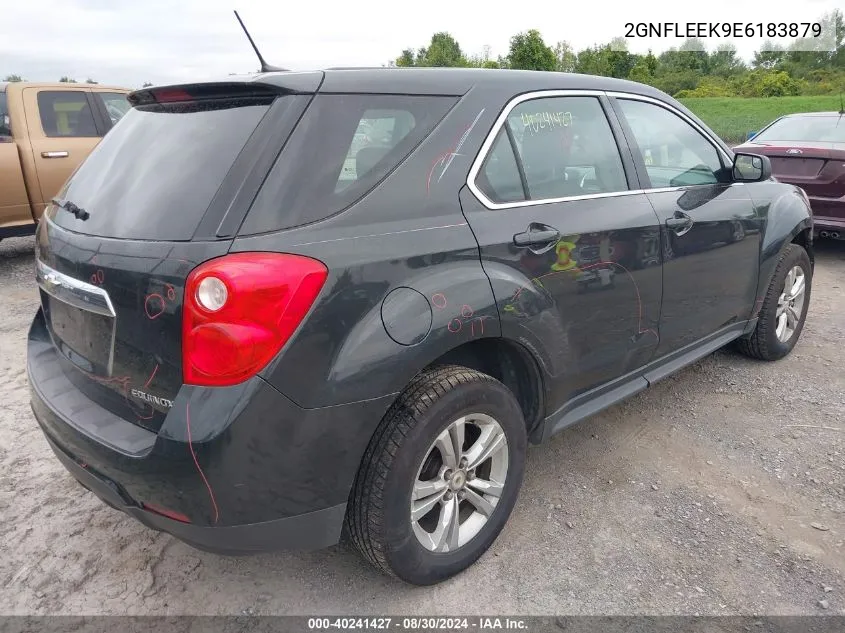 2014 Chevrolet Equinox Ls VIN: 2GNFLEEK9E6183879 Lot: 40241427