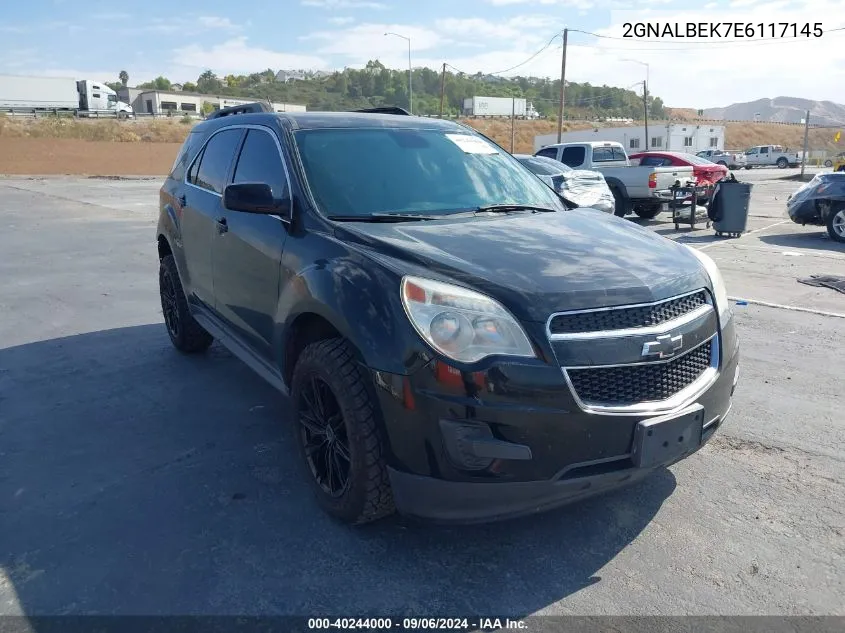 2014 Chevrolet Equinox 1Lt VIN: 2GNALBEK7E6117145 Lot: 40244000