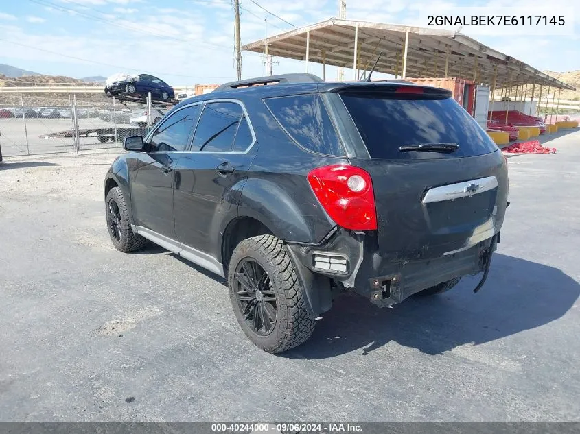 2014 Chevrolet Equinox 1Lt VIN: 2GNALBEK7E6117145 Lot: 40244000