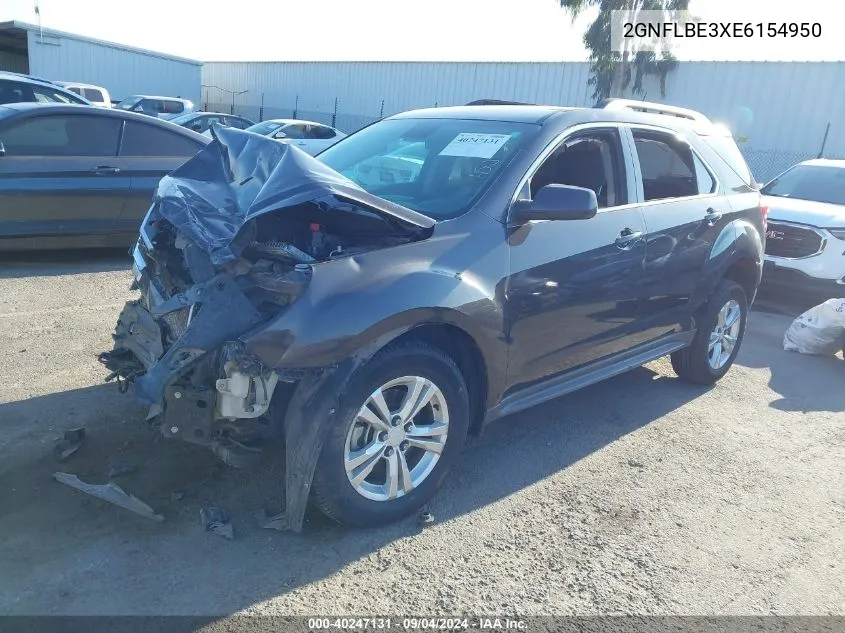 2014 Chevrolet Equinox 1Lt VIN: 2GNFLBE3XE6154950 Lot: 40247131