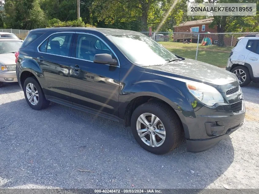 2GNALAEK7E6218955 2014 Chevrolet Equinox Ls