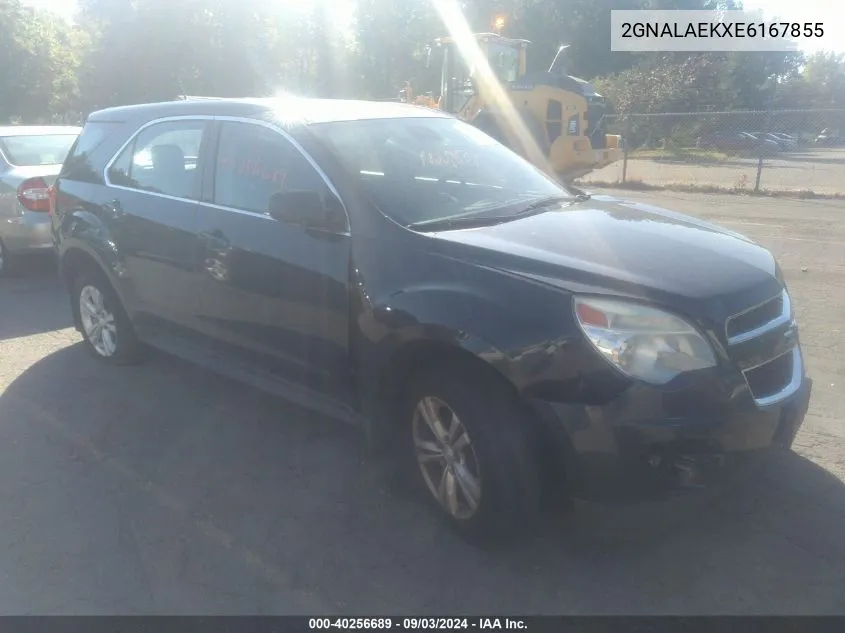 2014 Chevrolet Equinox Ls VIN: 2GNALAEKXE6167855 Lot: 40256689