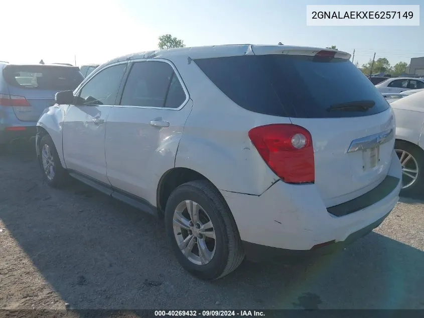 2GNALAEKXE6257149 2014 Chevrolet Equinox Ls