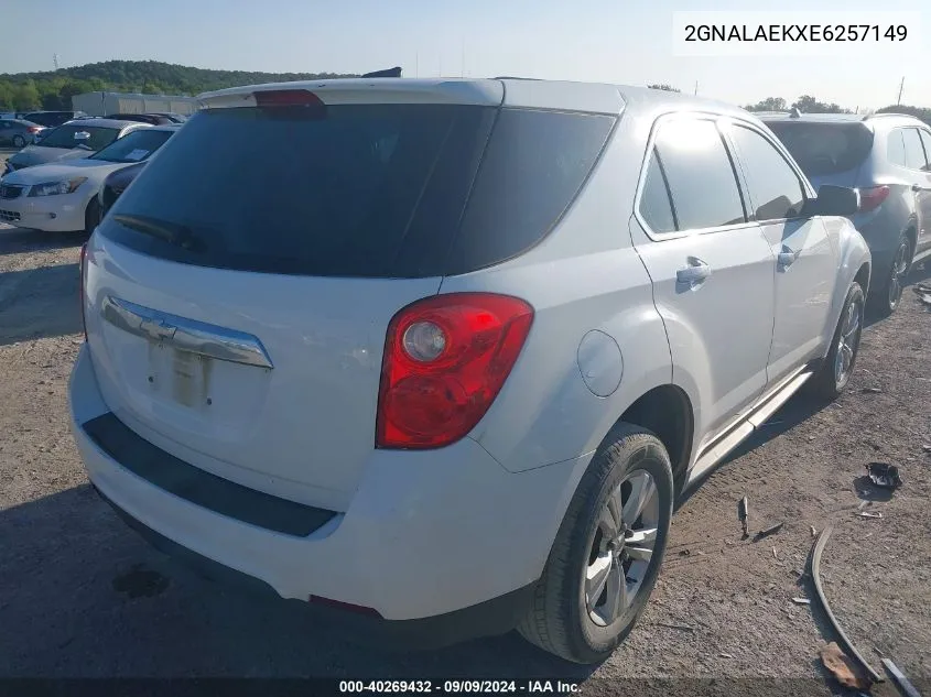 2014 Chevrolet Equinox Ls VIN: 2GNALAEKXE6257149 Lot: 40269432