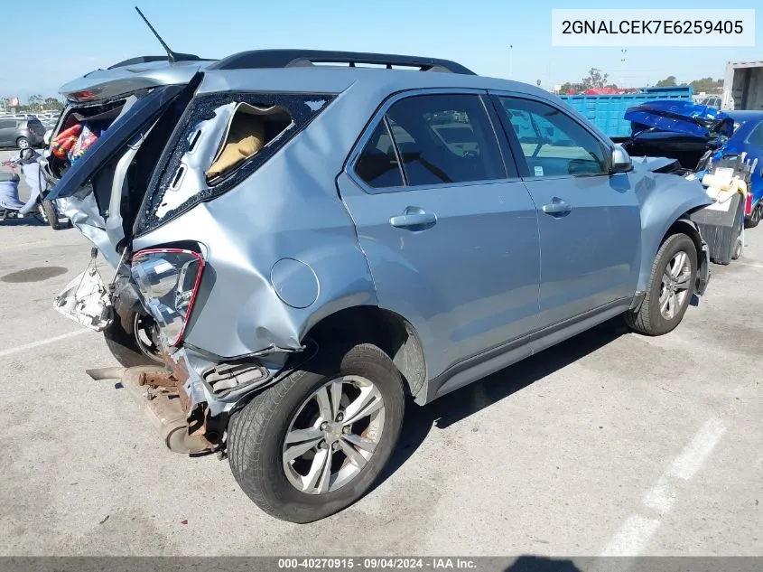 2GNALCEK7E6259405 2014 Chevrolet Equinox 2Lt