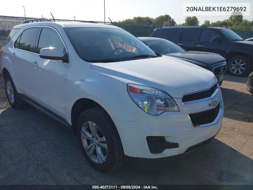 2014 Chevrolet Equinox Lt VIN: 2GNALBEK1E6279692 Lot: 40273111