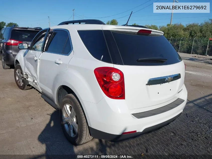 2014 Chevrolet Equinox Lt VIN: 2GNALBEK1E6279692 Lot: 40273111