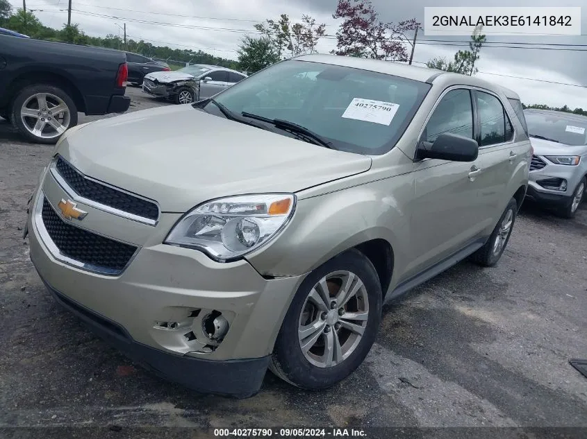 2GNALAEK3E6141842 2014 Chevrolet Equinox Ls