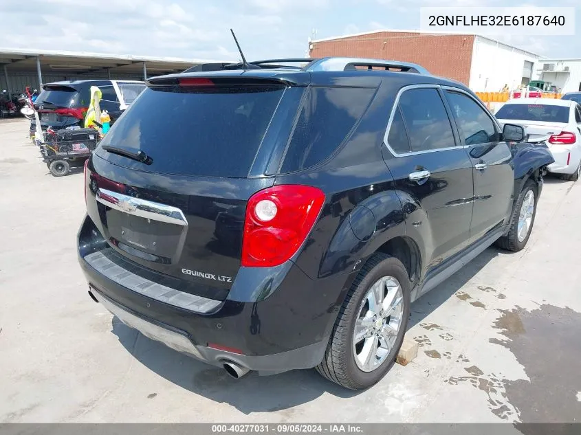 2GNFLHE32E6187640 2014 Chevrolet Equinox Ltz