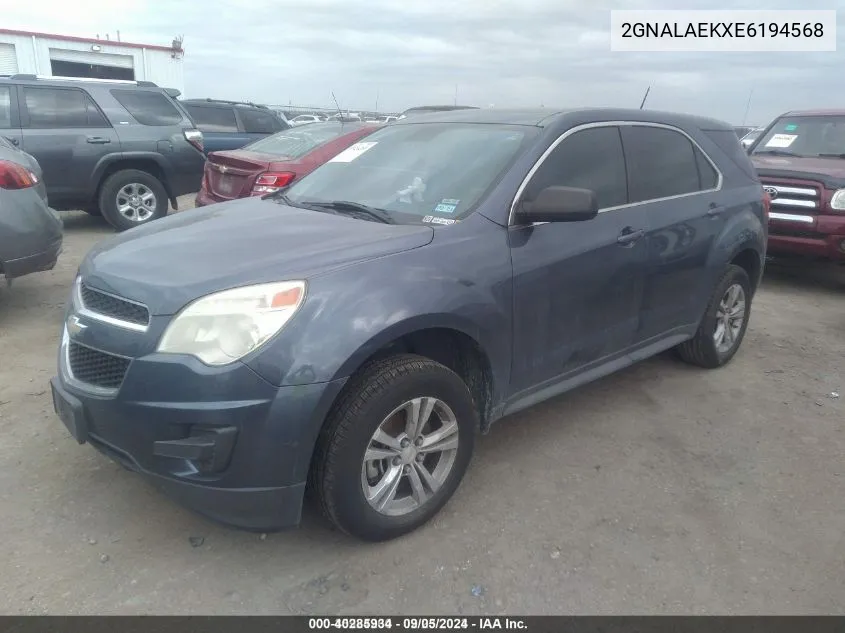 2GNALAEKXE6194568 2014 Chevrolet Equinox Ls