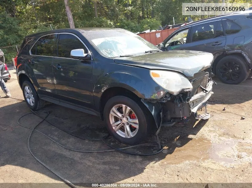 2014 Chevrolet Equinox Ls VIN: 2GNFLEEK8E6160996 Lot: 40286304