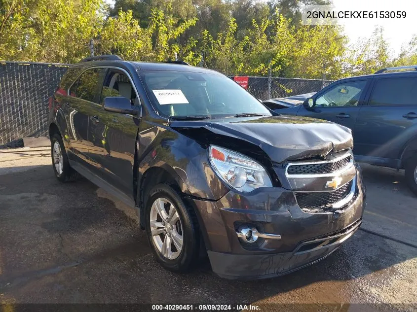 2014 Chevrolet Equinox 2Lt VIN: 2GNALCEKXE6153059 Lot: 40290451