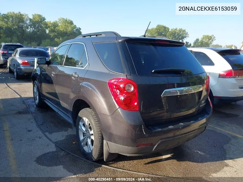 2014 Chevrolet Equinox 2Lt VIN: 2GNALCEKXE6153059 Lot: 40290451