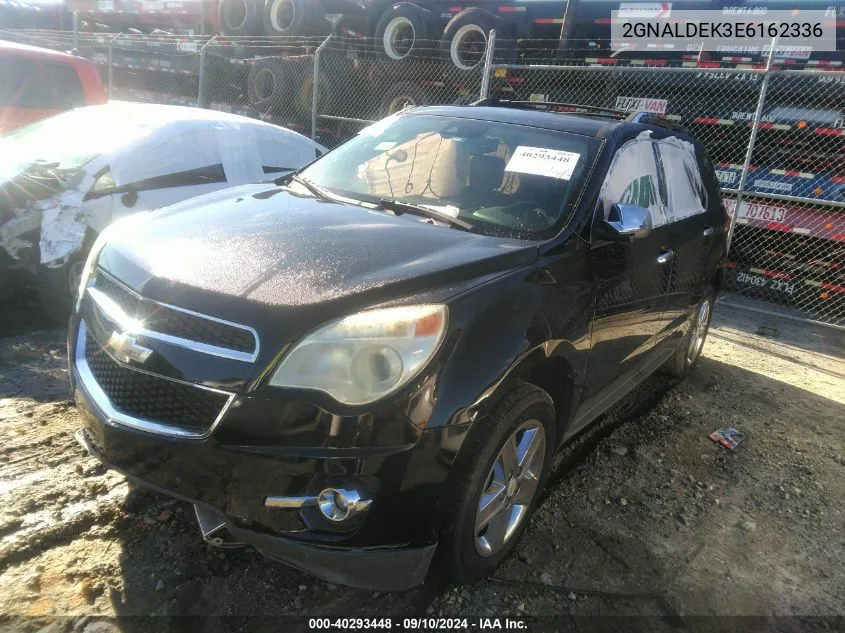 2014 Chevrolet Equinox Ltz VIN: 2GNALDEK3E6162336 Lot: 40293448