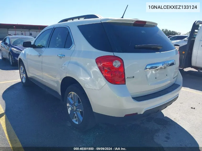 2014 Chevrolet Equinox 2Lt VIN: 1GNALCEKXEZ133124 Lot: 40301850