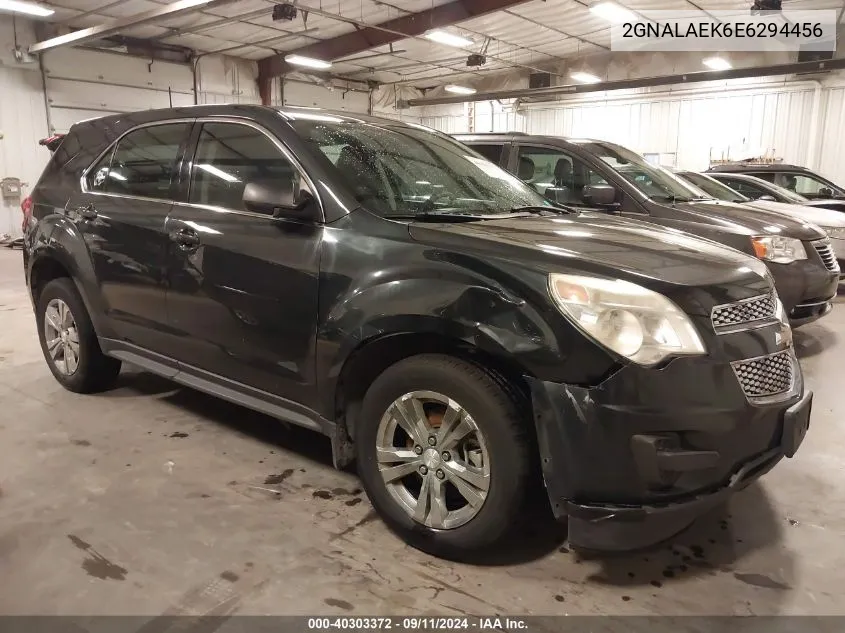 2GNALAEK6E6294456 2014 Chevrolet Equinox Ls