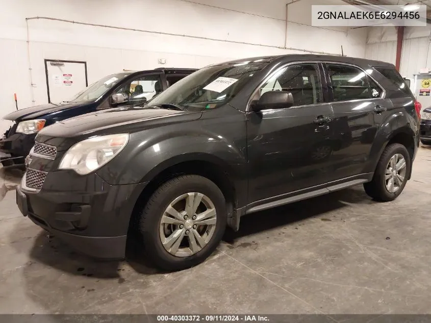 2GNALAEK6E6294456 2014 Chevrolet Equinox Ls