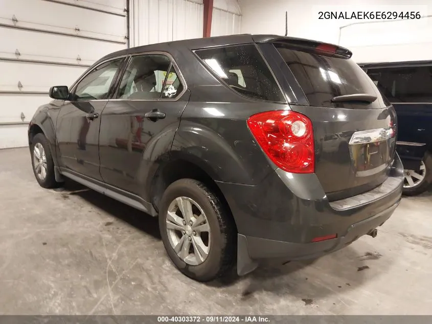 2014 Chevrolet Equinox Ls VIN: 2GNALAEK6E6294456 Lot: 40303372