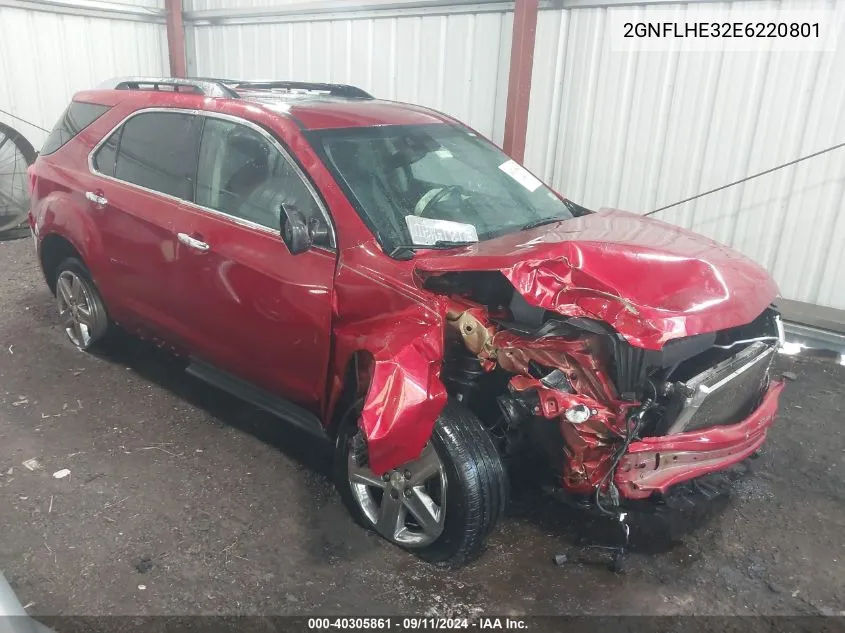 2GNFLHE32E6220801 2014 Chevrolet Equinox Ltz