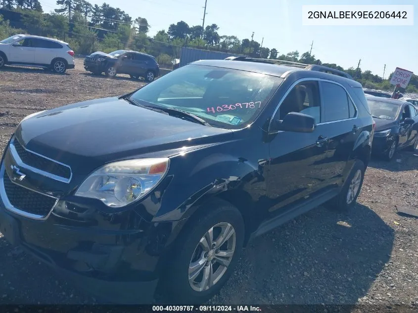 2014 Chevrolet Equinox 1Lt VIN: 2GNALBEK9E6206442 Lot: 40309787