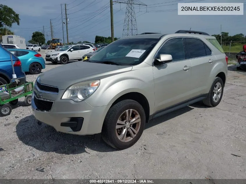 2014 Chevrolet Equinox 1Lt VIN: 2GNALBEKXE6200245 Lot: 40312641