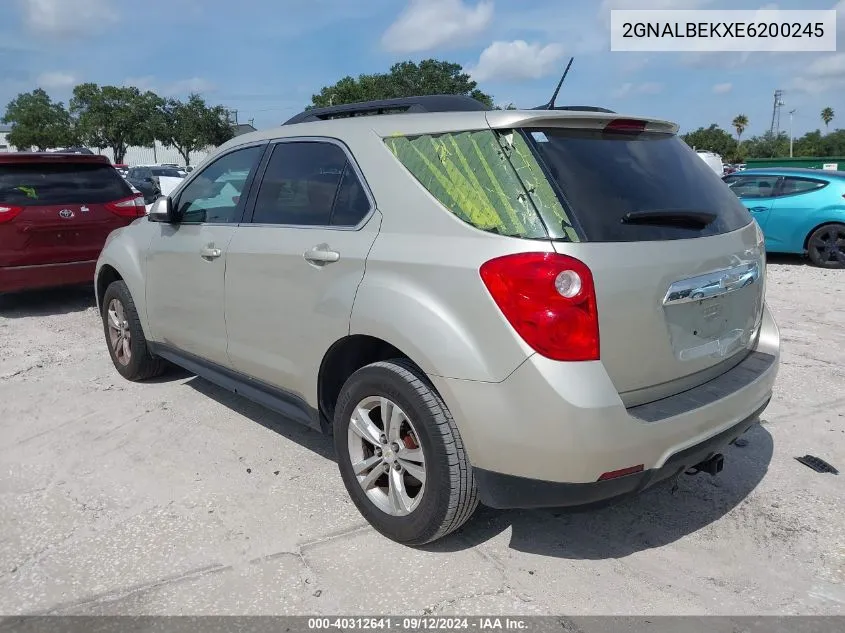 2014 Chevrolet Equinox 1Lt VIN: 2GNALBEKXE6200245 Lot: 40312641