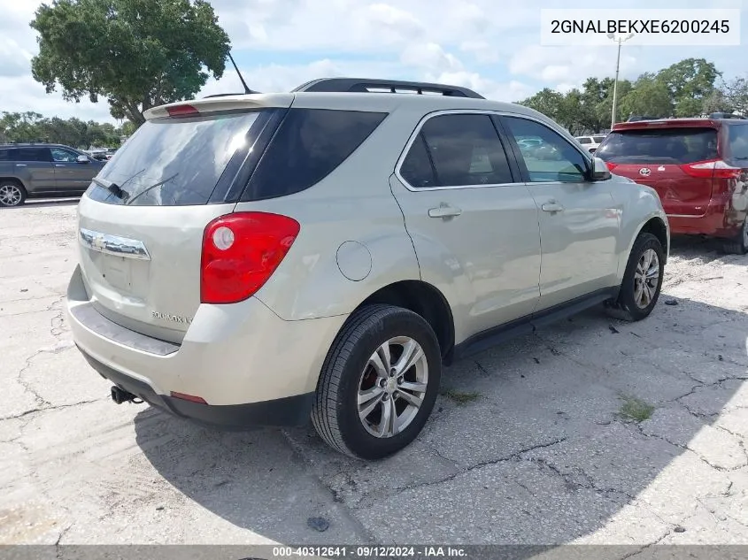 2014 Chevrolet Equinox 1Lt VIN: 2GNALBEKXE6200245 Lot: 40312641