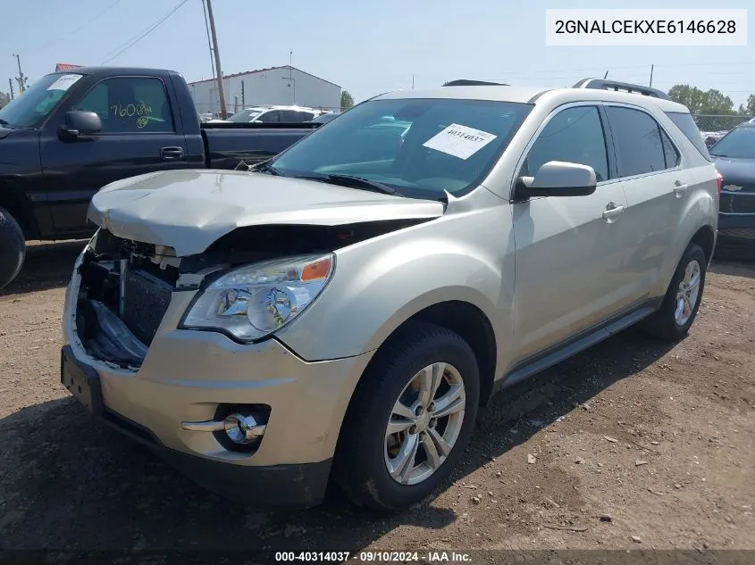 2GNALCEKXE6146628 2014 Chevrolet Equinox 2Lt