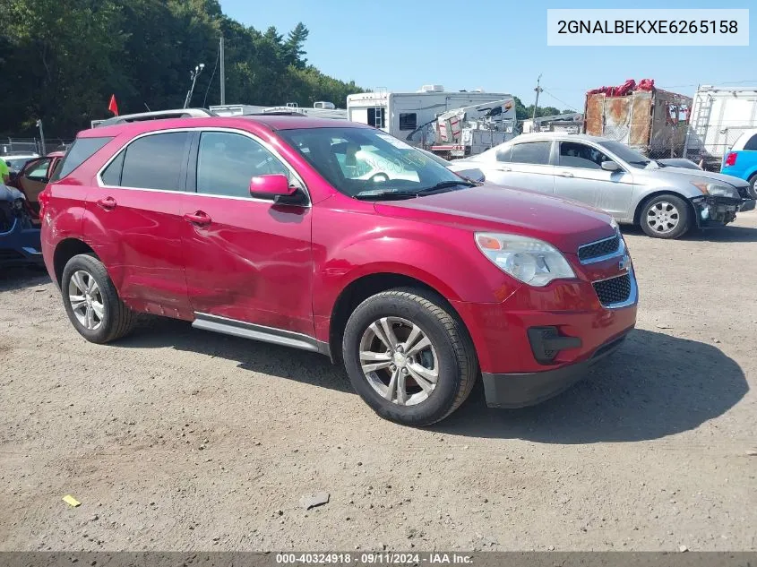 2014 Chevrolet Equinox 1Lt VIN: 2GNALBEKXE6265158 Lot: 40324918