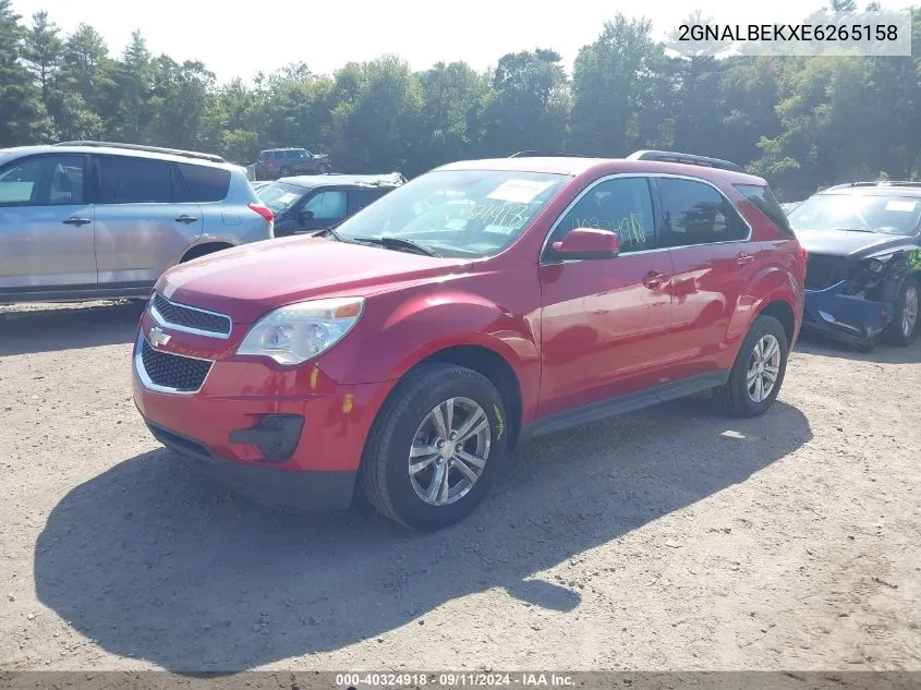 2GNALBEKXE6265158 2014 Chevrolet Equinox 1Lt